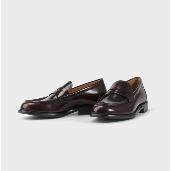 Vagabond Shoemakers Linn Loafers Polished Dark Red