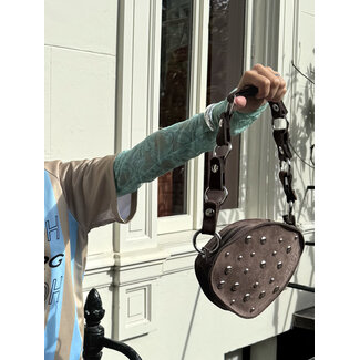 MAS1 Trotter Boho Bag Chocolate + Circle Chain