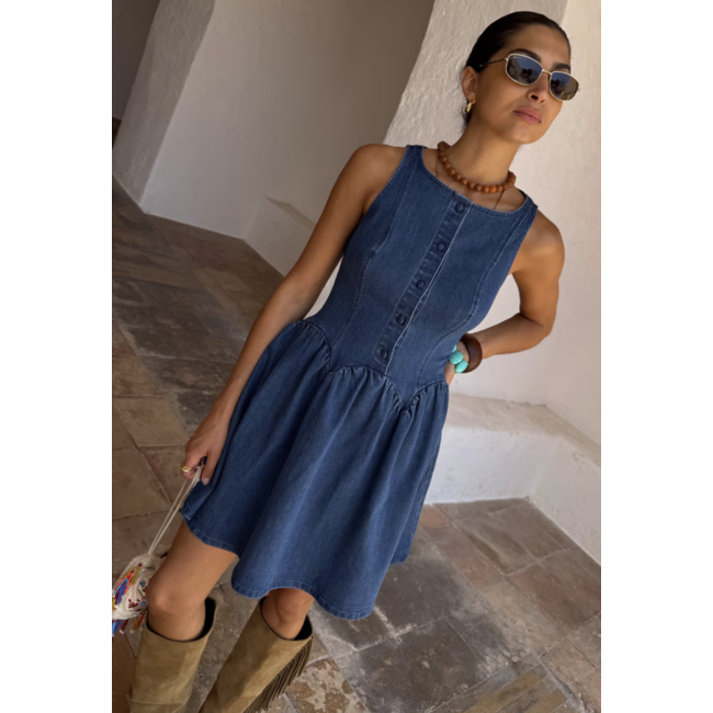 Monika Mini Dress Denim