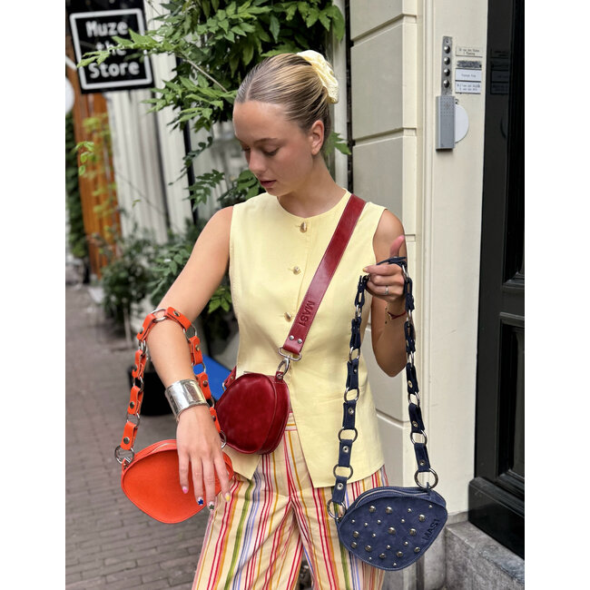 MAS1 Trotter Bag Orange + Circle Chain