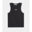 Laagam Embroidered Logo Tank Top Black