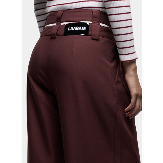 Laagam Smith Tailored Pants Brown
