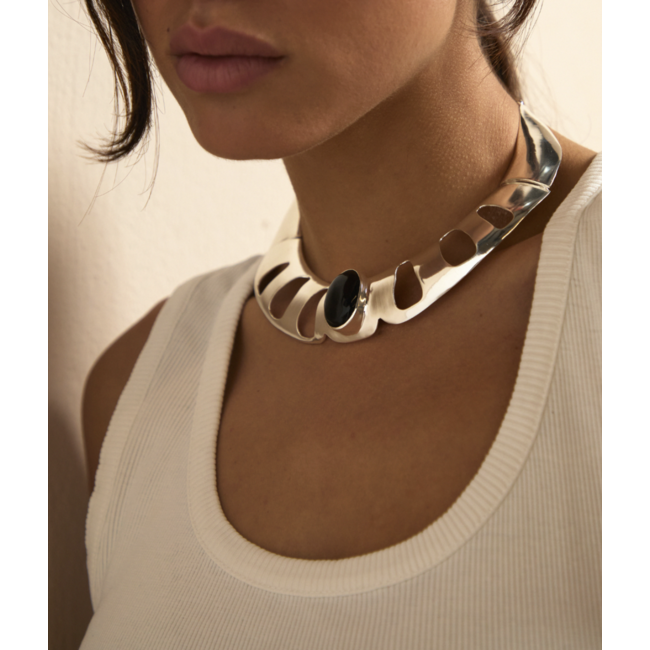 MONCOLLIER Uva Necklace Silver