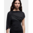 Laagam Aeris Draped Top Black