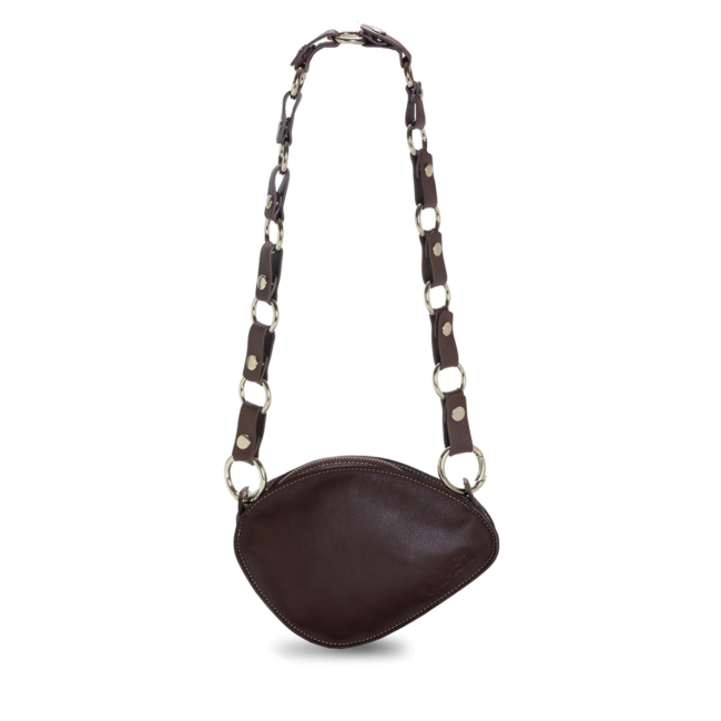 MAS1 Trotter Bag Chocolate + Plain Chain + Circle Chain