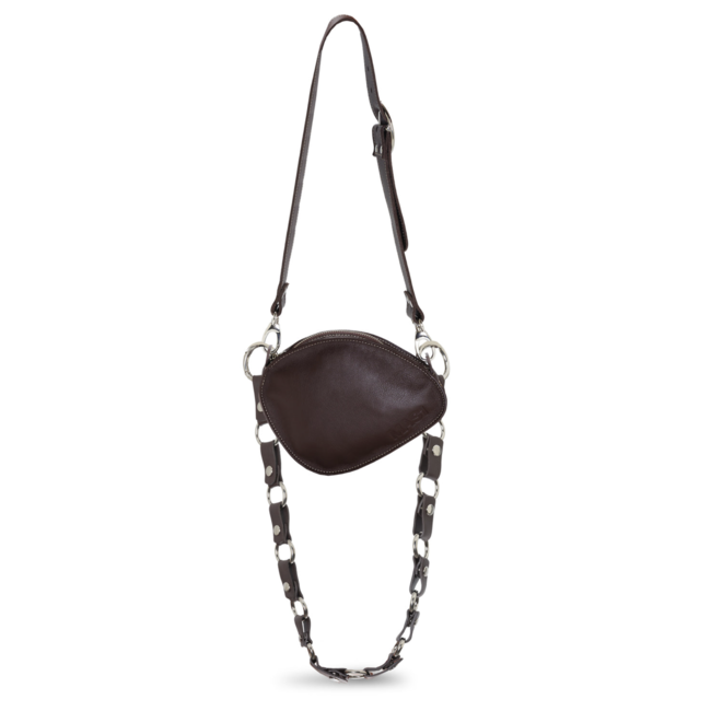 MAS1 Trotter Bag Chocolate + Plain Chain + Circle Chain