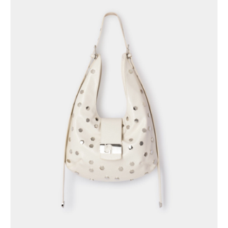 Laagam Vixen Studs Bag Ecru