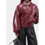 Laagam Cupido Faux Leather Jacket Red