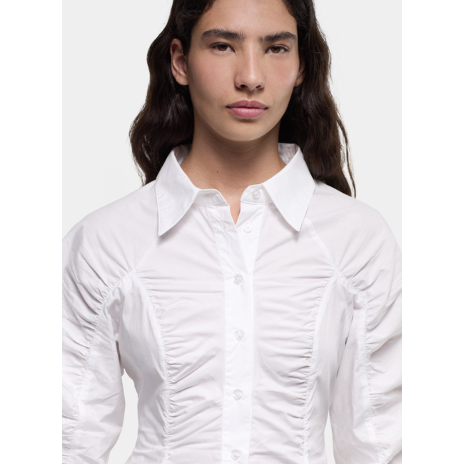 Laagam Belleville Rushed Shirt White