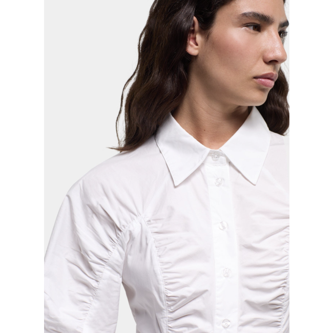 Laagam Belleville Rushed Shirt White
