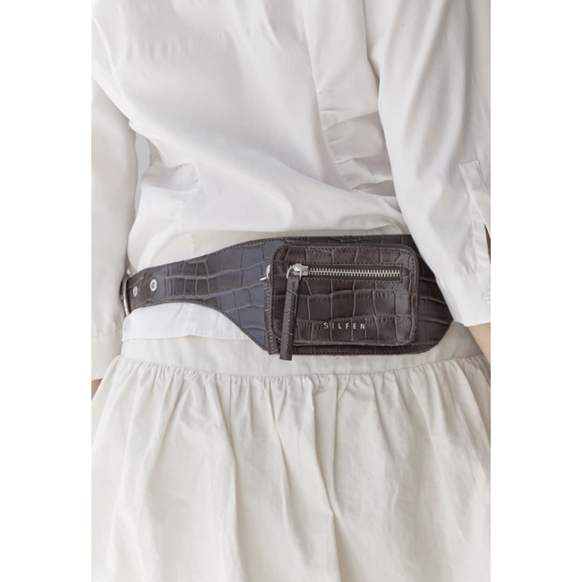 SILFEN Studio Eliza Belt Bag Croco