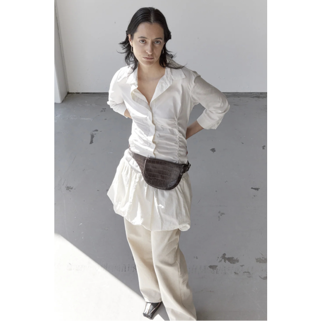 SILFEN Studio Eliza Belt Croco