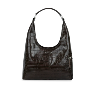 SILFEN Studio Lola Shoulder Bag Croco Brown