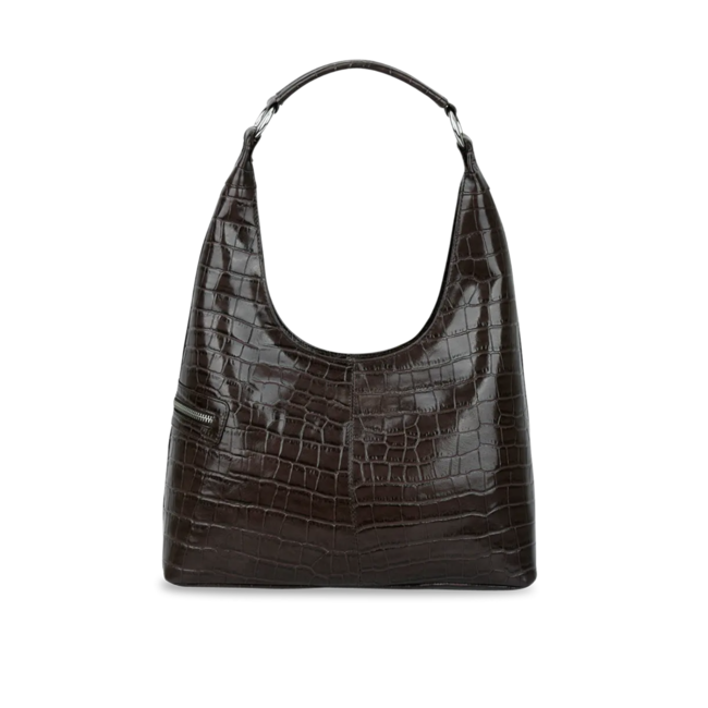 SILFEN Studio Lola Shoulder Bag Croco Brown