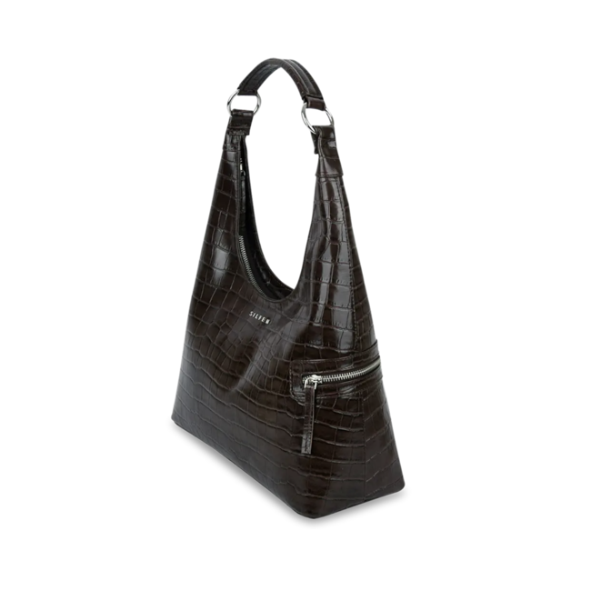SILFEN Studio Lola Shoulder Bag Croco Brown