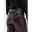 Laagam Horus Textured Pants Burgundy