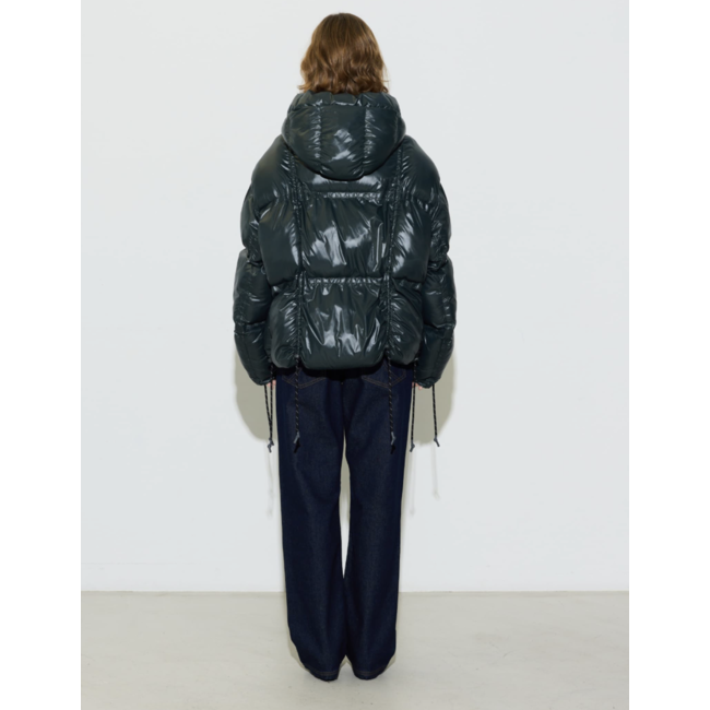 Hosbjerg Paris Puffer Dark Grey / Dark Green