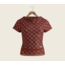 House of Sunny Retro Check Mesh Top