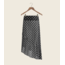 House of Sunny Polka Dot Mesh Printed Skirt