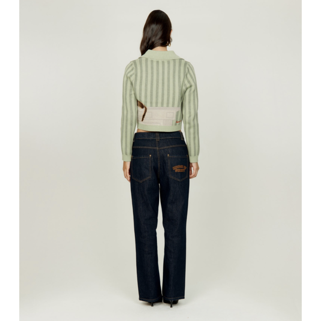 House of Sunny The Sleepy Cat Cardigan Matcha