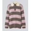 Modström PelhamMD Polo Lilac Chocolate Stripe