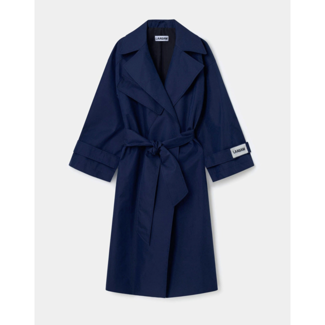 Laagam Londres Trench Navy