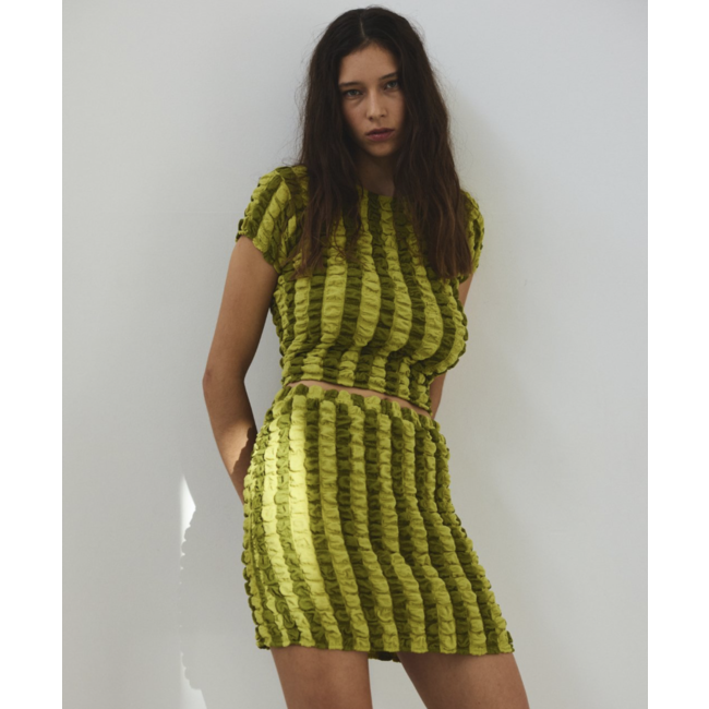 Hosbjerg Trista T-Shirt Green Stripes