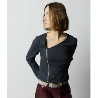 Hosbjerg Vida Blouse Dark Grey