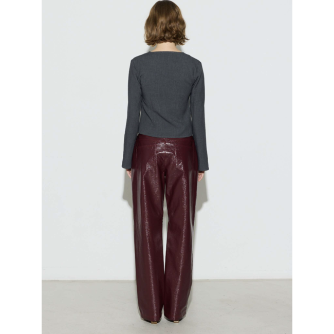 Hosbjerg Vida Blouse Dark Grey