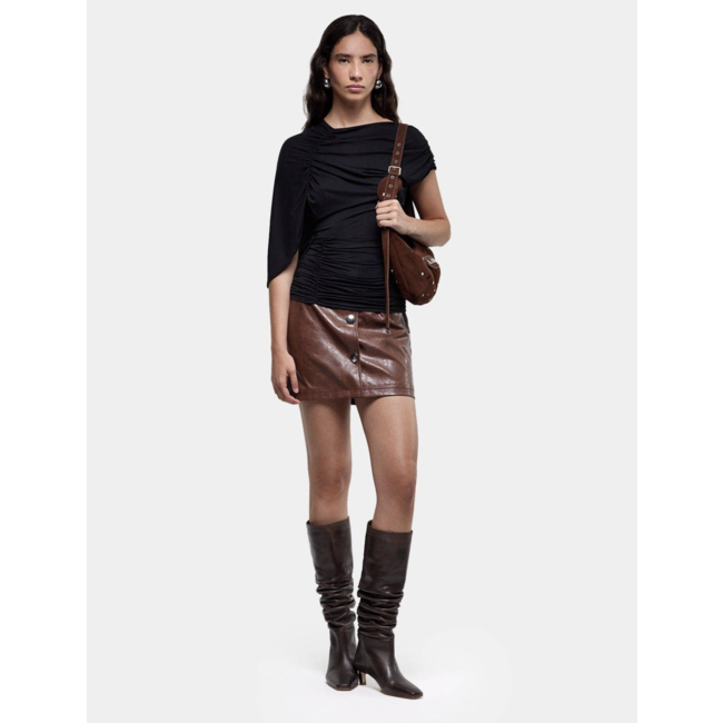 Laagam Lena Short Skirt Brown