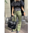 Laagam Ronnie Faux Leather Pants Khaki