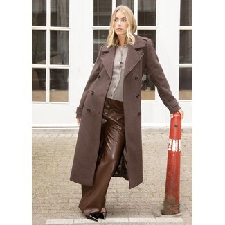 Modström ShayMD Coat Dark Coffee