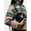 Laagam Graz Striped Polo Knit Green