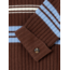 Laagam Graz Striped Polo Knit Brown