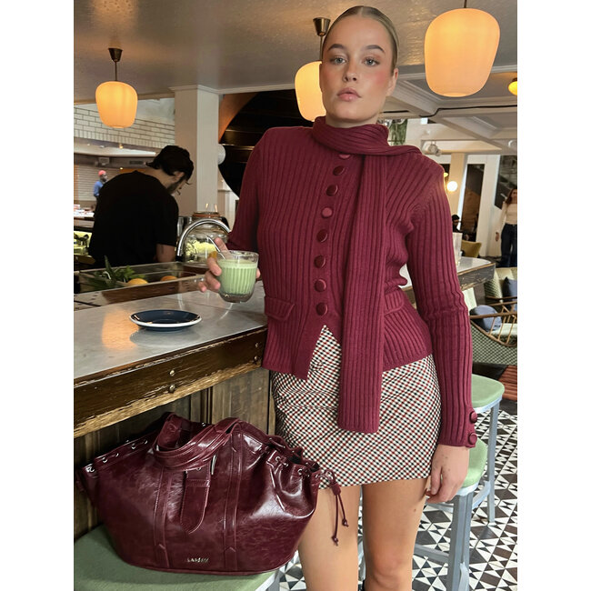 House of Sunny Power Peggy Burgundy