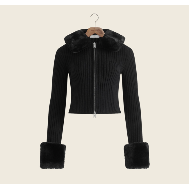 House of Sunny Peggy Cardigan Sable