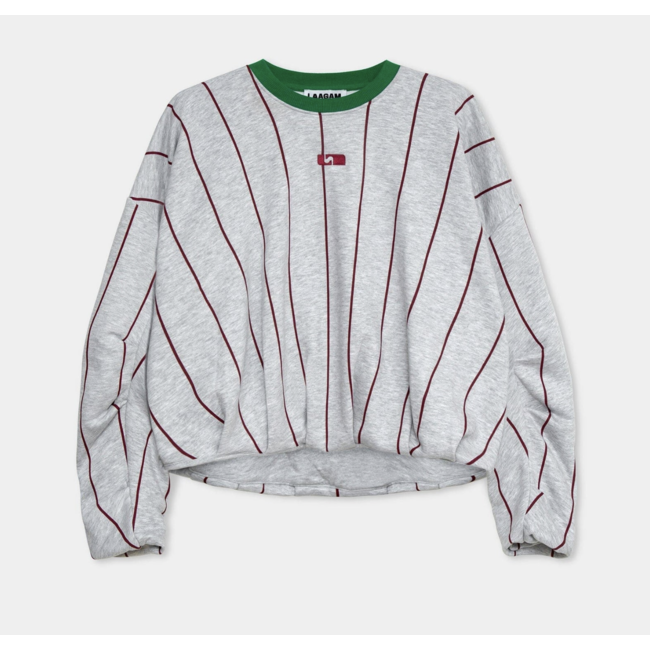 Laagam Kelly Striped Sweatshirt Grey