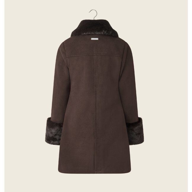 House of Sunny The Dolly Coat Rosewood Brown
