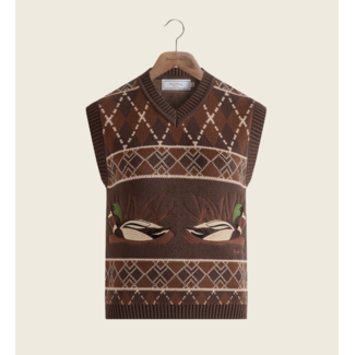 House of Sunny Ripples Vest Tobacco