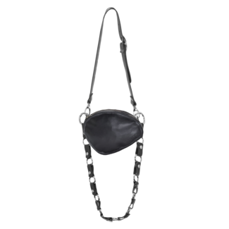 MAS1 Trotter Bag Black + Plain Chain + Circle Chain