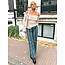 Laagam Leroy Striped Twill Pants Green