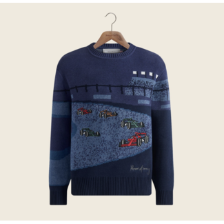 House of Sunny Race Day Knit Navy