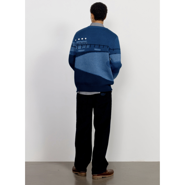 House of Sunny Race Day Knit Navy