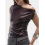 Laagam Ivone Asymmetric Top Plum