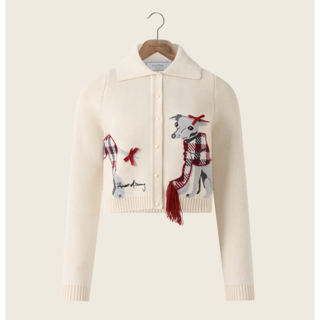 House of Sunny Whippet Tripper Off White