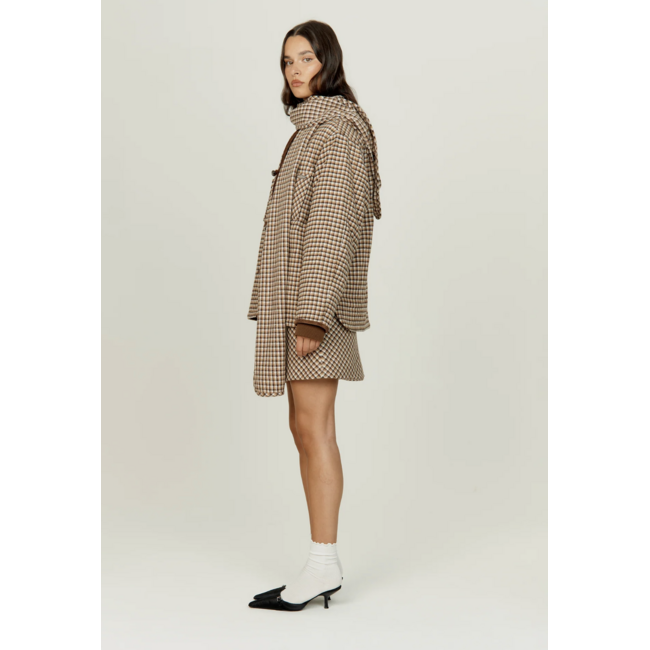 House of Sunny Retro Blanket Skirt Blonde Multi