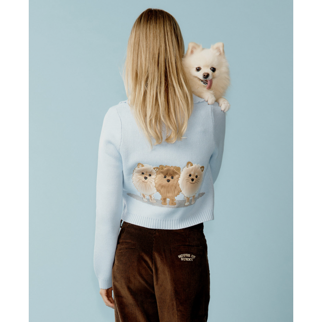 House of Sunny Pom Pom Tripper Sky Blue