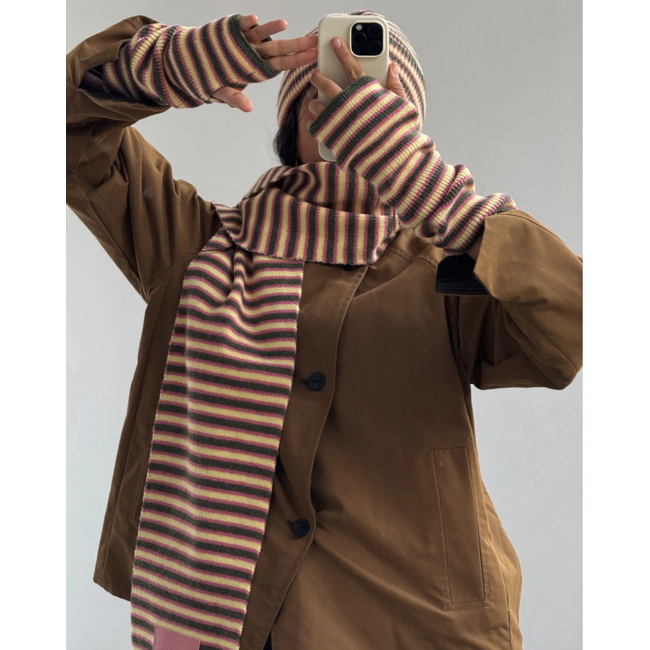 Susmie's Montana Scarf Stripe Army