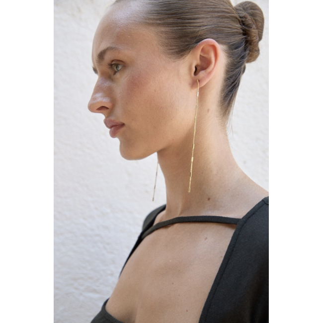 MONCOLLIER Dix Earrings Gold