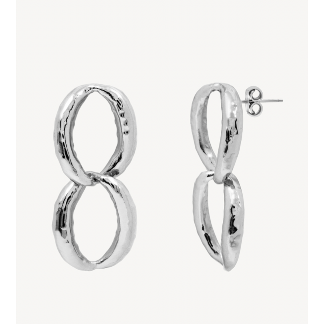 MONCOLLIER Eight Earrings Silver
